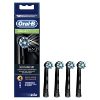 ORALB Βουρτσάκι Cross Action, Σετ 4τμχ, Μαύρο - 80318319