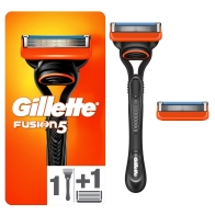 GILLETTE Fusion5 Ανδρική Ξυριστική Μηχανή – 2 Ανταλλακτικές Κεφαλές - 81766663