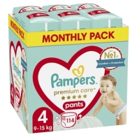 Pampers Premium Care Pants Μέγεθος 4 (9kg-15kg) - 114 Πάνες-Βρακάκι - 81781604