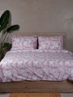 Σετ Σεντόνια Cotton Feelings 2038 Pink Υπέρδιπλο με λάστιχο (170x205+30)