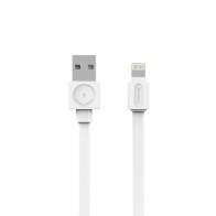 Allocacoc Flat USB to Lightning Cable Λευκό 1.5m (9004WT/USBMFI)