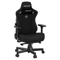 Anda Seat Kaiser 3 L Καρέκλα Gaming Υφασμάτινη με Ρυθμιζόμενα Μπράτσα Large Black