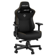 Anda Seat Kaiser 3 XL Καρέκλα Gaming Δερματίνης με Ρυθμιζόμενα Μπράτσα Elegant Black