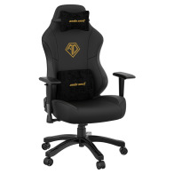 Anda Seat Καρέκλα Gaming Δερματίνης Phantom 3 με Ρυθμιζόμενα Μπράτσα Black