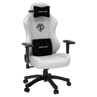 Anda Seat Καρέκλα Gaming Δερματίνης Phantom 3 με Ρυθμιζόμενα Μπράτσα White