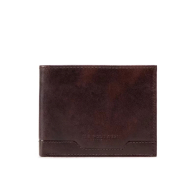 US Polo Assn. Πορτοφόλι Δερμάτινο 12x1x9.5cm σειρά Still Water Dark Brown