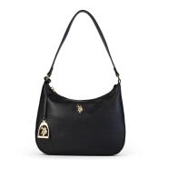 US Polo Assn. Τσάντα ώμου 27x6x23.5cm σειρά Jones Black