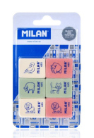 MILAN σετ γόμα 445 BMM10049MP 31 x 24 x 10mm 6τμχ