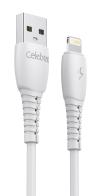 CELEBRAT καλώδιο USB σε Lightning CB-20I 2A 1m λευκό