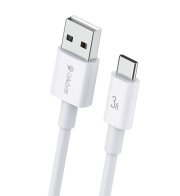 Celebrat Καλώδιο USB-C σε USB CB-24C 3A 1.2m Λευκό