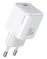 USAMS φορτιστής τοίχου US-CC186 USB-C θύρα εξόδου 30W PD λευκός