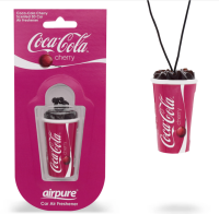 AIRPURE COCA-COLA CHERRY - Ποτήρι  3D αρωματικό αυτοκινήτου με άρωμα αγριοκέρασο