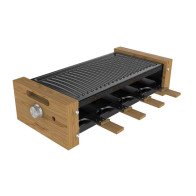 Cecotec Ηλεκτρική Ψησταριά Raclette Grill 1200 W Cheese&Grill 8200 Wood Black CEC-03090