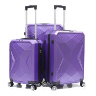 Cheffinger Σετ 3 Βαλίτσες Χρώματος Μωβ Cheffinger CF-ABS03-PURPLE