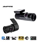 AMPIRE FRONT & REAR DUAL DASHCAM WITH 2K (QUAD-HD), WIFI & GPS