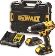 DeWalt Δραπανοκατσάβιδο κρουστικό 13mm 2 ταχυτήτων XR λιθίου 18V x 1.5Ah