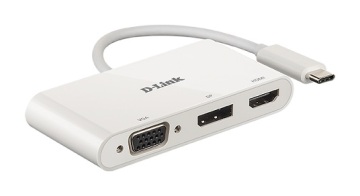 D-Link USB‑C to HDMI/VGA/DisplayPort Adapter 3 Σε 1 DUB-V310