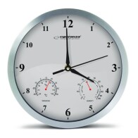 ESPERANZA ρολόι τοίχου Lyon EHC016W 25cm λευκό