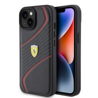 Ferrari 6.1" Back Cover Πλαστικό Μαύρο (iPhone 15)