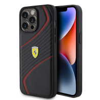 Ferrari Back Cover Πλαστικό Μαύρο (iPhone 15 Pro Max)