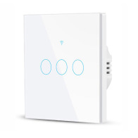 Rovo Χωνευτός Διακόπτης Τοίχου Wi-Fi Smart Switch για Έλεγχο Φωτισμού με Τρία Πλήκτρα Αφής FN3C