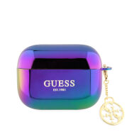 Guess 4G Charm Θήκη Σιλικόνης Iridescent Black για Apple AirPods Pro