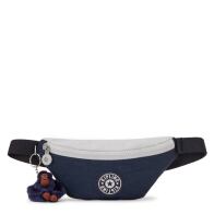 Kipling Τσάντα μέσης 25x12x2cm σειρά Happy True Blue Grey