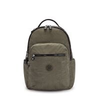 Kipling σακίδιο πλάτης με θέση PC 15" 35x44x20,5cm σειρά Seoul Green Moss