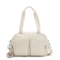 Kipling Τσάντα ώμου 33x22x12.5cm σειρά Cool Defea Beige Pearl