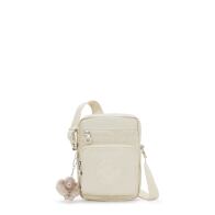 Kipling Τσάντα ώμου 22x16x6cm σειρά Gunne Beige Pearl