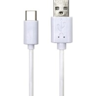 Simply Καλώδιο Data USB to USB Type-C 1m Λευκό