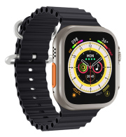 ΙΝΤΙΜΕ smartwatch 8 Ultra 1.91" IP67 heart rate ηχείο & mic μαύρο