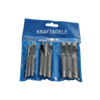 Kraft&Dele Σετ Σγρόμπιες 3 - 19 mm 9 τμχ Kraft&Dele KD-11202