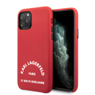 Karl Lagerfeld “st.guillaume Logo Collection” Back Cover Δερματίνης για iPhone 11 Pro Κόκκινο