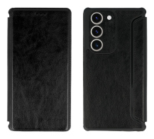 POWERTECH θήκη Razor Leather MOB-1913 για Samsung Galaxy S23 Plus μαύρη