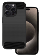 POWERTECH θήκη Carbon MOB-1929 για iPhone 15 Pro μαύρη