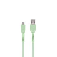 Maxlife Braided USB 2.0 Cable USB-C male - USB-A male Πράσινο 1m (MXUC-04CG)