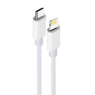 Maxlife USB-C to Lightning Cable 20W Λευκό 1m (MXUC-05LW1)