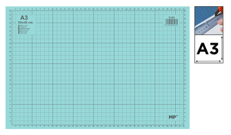 MP επιφάνεια κοπής A3 PL906 με κλίμακα 30x45cm πράσινη