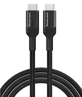 POWERTECH καλώδιο USB-C PTR-0135 PD 60W 10Gbps copper 1m μαύρο