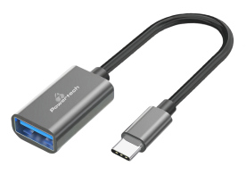 POWERTECH αντάπτορας USB-C σε USB 3.0 PTR-0146 10 Gbps γκρι