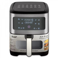 Raf Air Fryer 8Lt με Ψηφιακό Έλεγχο για Υγιεινό Μαγείρεμα Χωρίς Λάδι 1600W R.5350