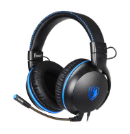 Sades Gaming Headset Fpower SA-717-BL Multiplatform 3.5mm