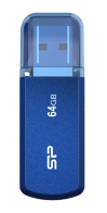 SILICON POWER USB Flash Drive Helios 202 64GB USB 3.2 μπλε
