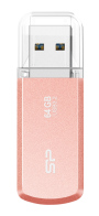 SILICON POWER USB Flash Drive Helios 202 64GB USB 3.2 ροζ χρυσό