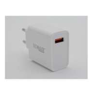 Technaxx Φορτιστής Πρίζας Γρήγορης Φόρτισης USB TYPE-A 18 W Technaxx TX-197