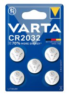 VARTA μπαταρία λιθίου CR2032 3V 5τμχ