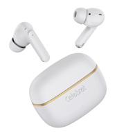 CELEBRAT earphones με θήκη φόρτισης WD03 True Wireless 13mm 30/300mAh λευκά