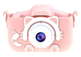 WOWKIDS παιδική φωτογραφική μηχανή C05 με 2" οθόνη 8MP ροζ