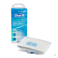 Oral-B Super Floss Οδοντικό Νήμα με Γεύση Μέντα 50m